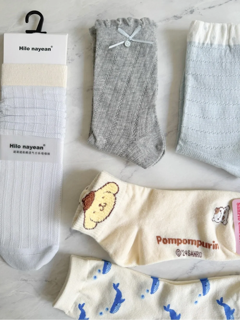 New 6 Pairs of cute socks